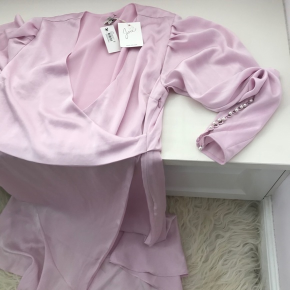 JOIE Kyrene asymmetric wrap-effect dress - Picture 5 of 10